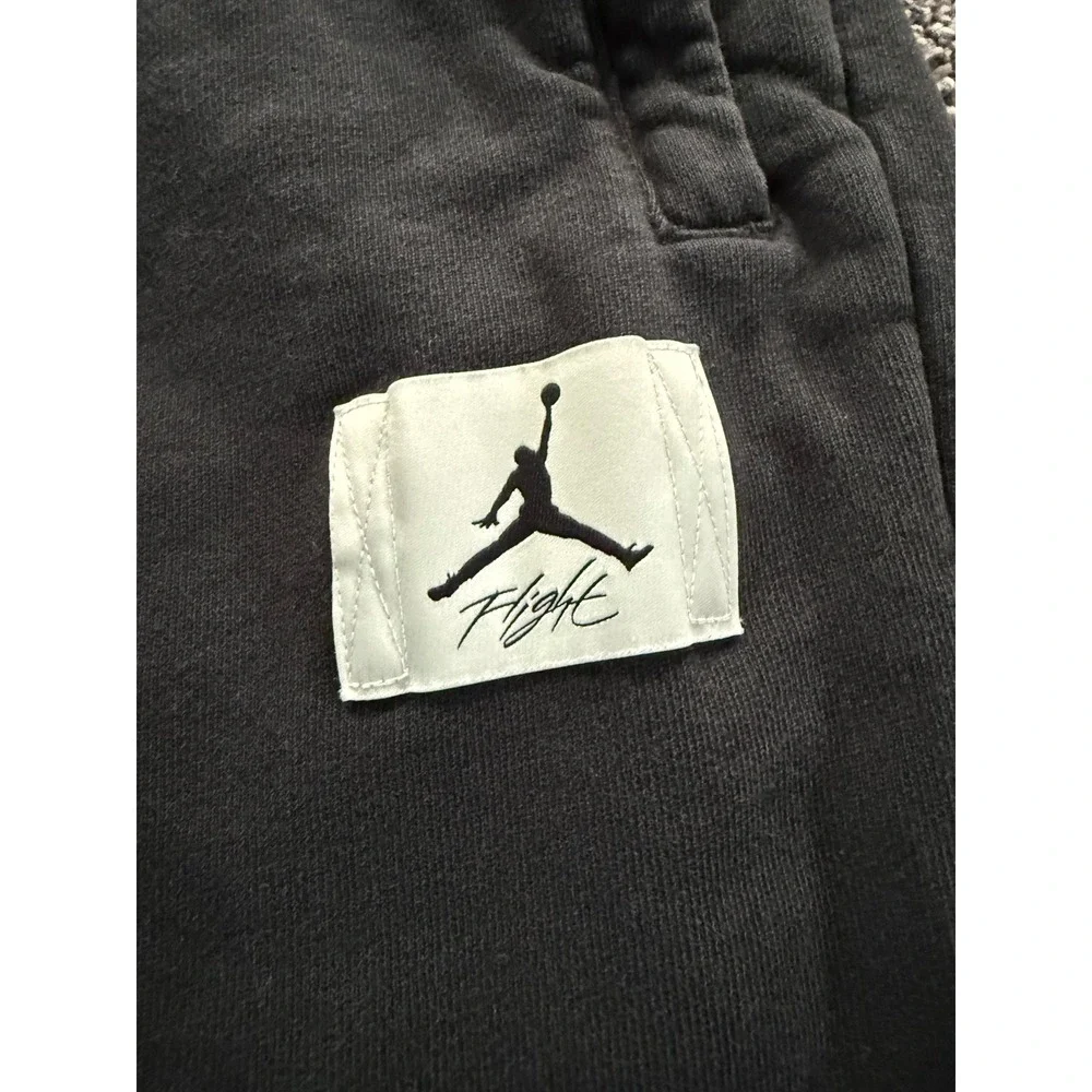 Jordan Flight Fleece Washed Black Jogger Sweatpants Mens 2X CV3174-010